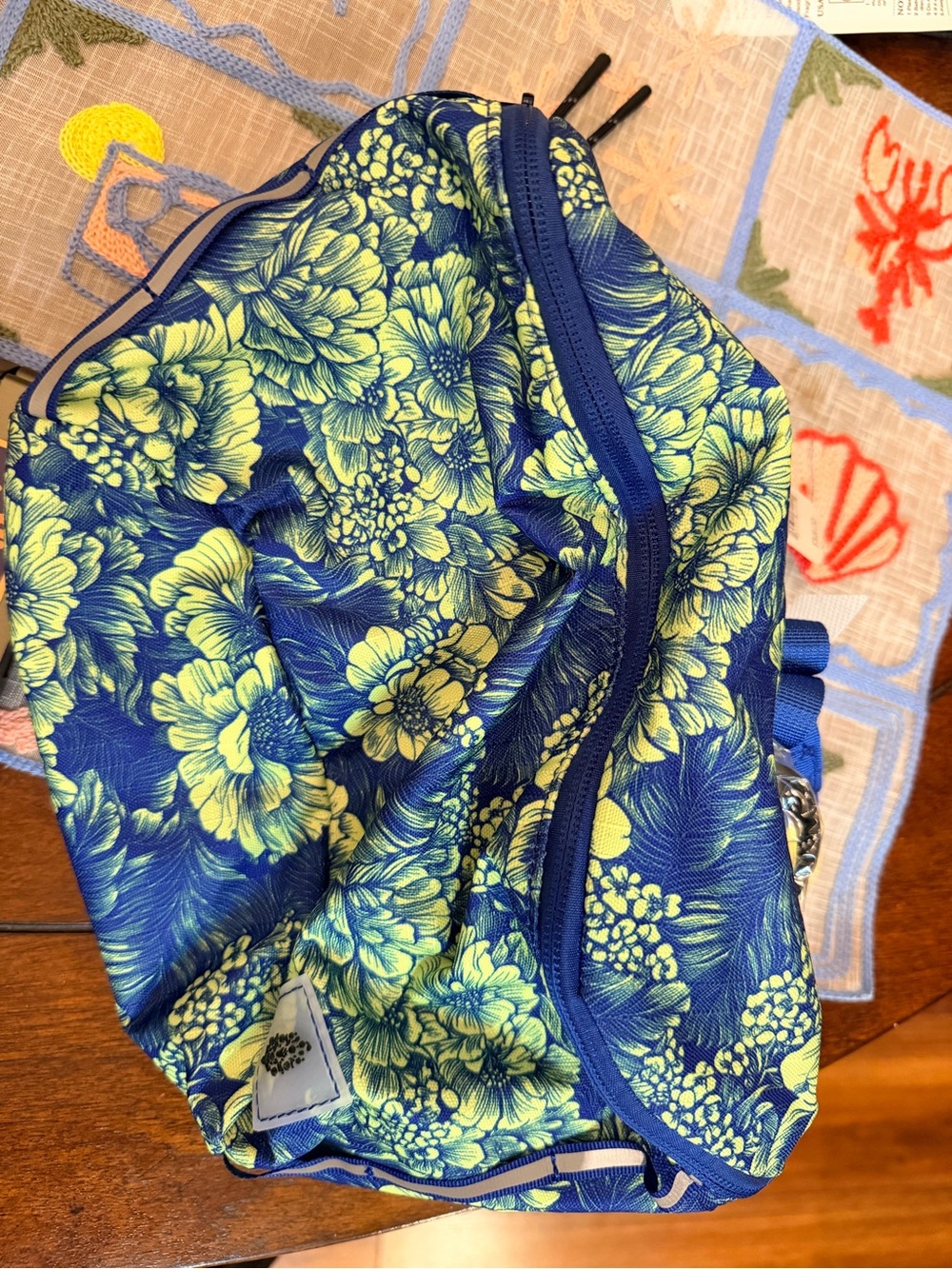 FP Movement by Free People Blue and Yellow Floral Crossbody/ Fanny pack bag